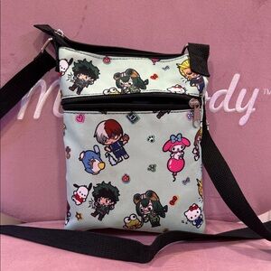 Anime Character Print Crossbody Bag